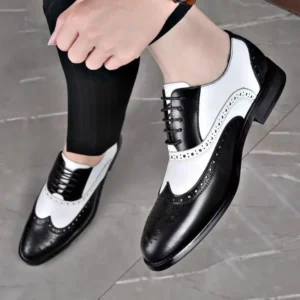 Chaussures En Cuir N/B GB
