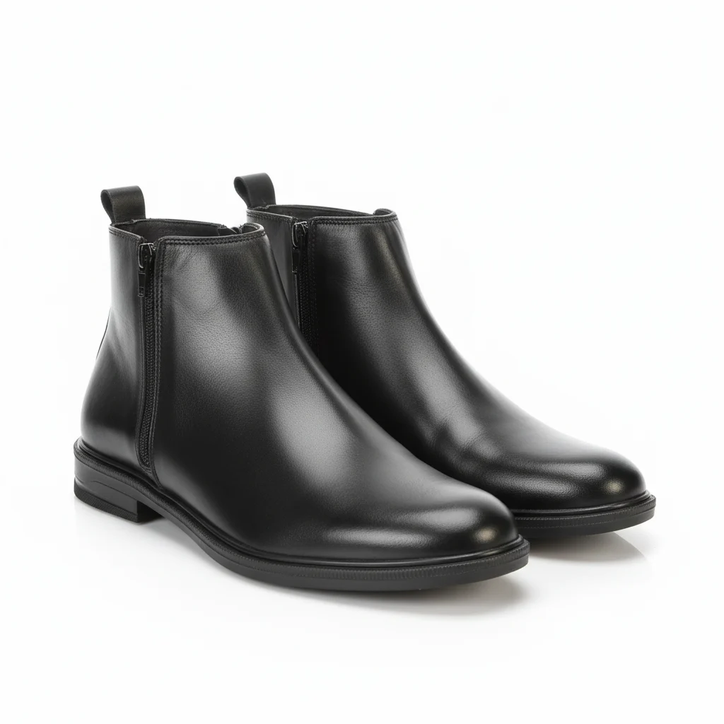 Boots Homme - Cuir Noir GB